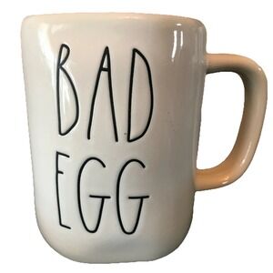 NEW Rae Dunn Bad Egg White Mug Cup